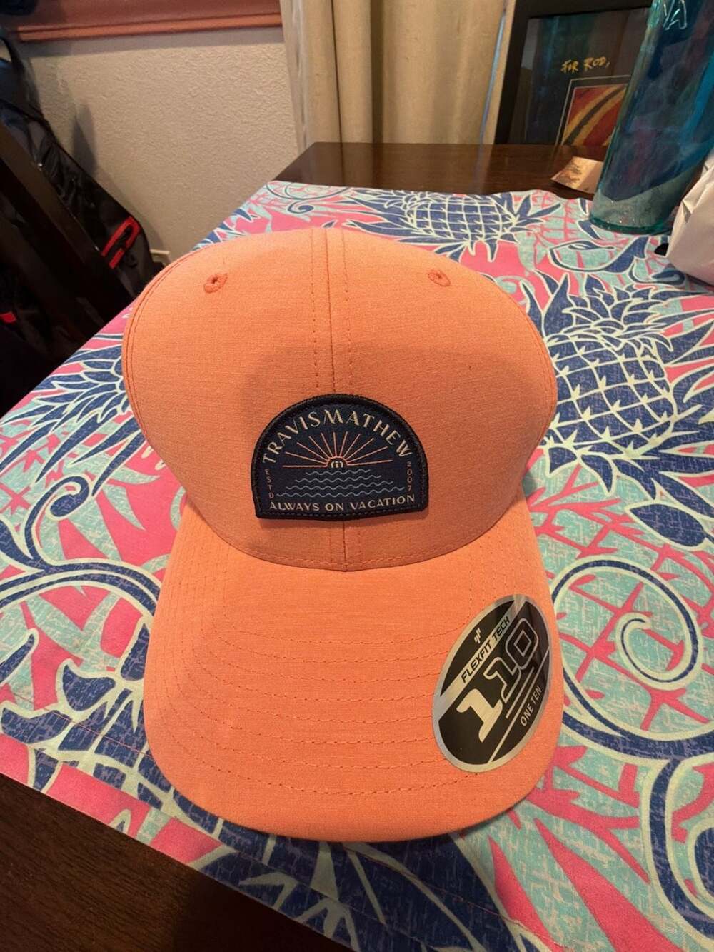 TravisMathew Sea Explorer Always On Vacation Flexfit 110 Cap